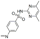 N-(4,6-dimethyl-2-pyrimidinyl)-4-(methyleneamino)benzenesulphonamide  Struktur