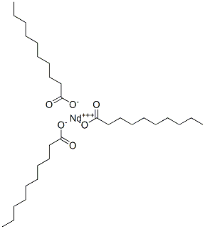 neodymium(3+) decanoate Struktur