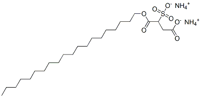 diammonium 1-icosyl 2-sulphonatosuccinate  Struktur