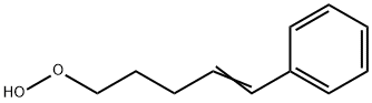 5-phenylpent-4-enyl-1-hydroperoxide Struktur