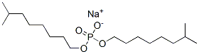 sodium diisononyl phosphate Struktur