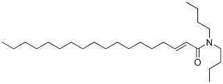 N,N-dibutyloctadecenamide Struktur