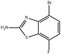 2-BenzothiazolaMine, 4-broMo-7-fluoro-