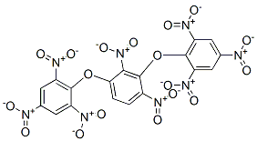 dinitro-1,3-bis(2,4,6-trinitrophenoxy)benzene  Struktur