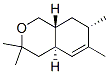 (4aalpha,7alpha,8abeta)-3,4,4a,7,8,8a-hexahydro-3,3,6,7-tetramethyl-1H-2-benzopyran Struktur