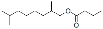 2,7-dimethyloctyl butyrate Struktur