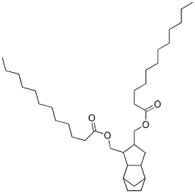 (octahydro-4,7-methano-1H-indenediyl)bis(methylene) dilaurate Struktur