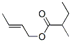 but-2-enyl 2-methylbutyrate Struktur