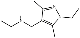 ETHYL-(1-ETHYL-3,5-DIMETHYL-1 H-PYRAZOL-4-YLMETHYL)-AMINE Struktur