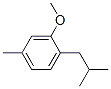 2-isobutyl-5-methylanisole Struktur