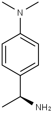 Benzenemethanamine, 4-(dimethylamino)-α-methyl-, (αS)- Struktur