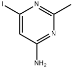 4-AMINO-6-IODO-2-METHYLPYRIMIDINE Struktur