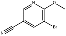 3-PYRIDINECARBONITRILE, 5-BROMO-6-METHOXY- Struktur