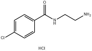 N-(2-AMINOETHYL)-4-CHLOROBENZAMIDE HYDROCHLORIDE Struktur