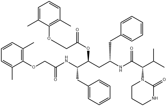 (2,6-Xylyloxy)acetyl Lopinavir  Struktur