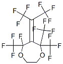 5-fluoro-5,7,7-tris(trifluoromethyl)-6-[2,2,2-trifluoro-1-(trifluoromethyl)ethylidene]-1,4-dioxepane Struktur