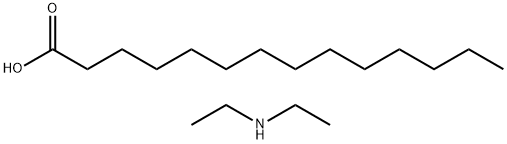 diethylammonium myristate Struktur