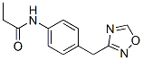 N-(4-((1,2,4-OXADIAZOL-3-YL)METHYL)PHENYL)PROPIONAMIDE Struktur