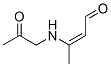 2-Butenal, 3-[(2-oxopropyl)amino]-, (Z)- (9CI) Struktur