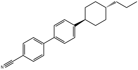 4'-(trans-4-Propylcyclohexyl)-[1,1'-biphenyl]-4-carbonitrile Struktur