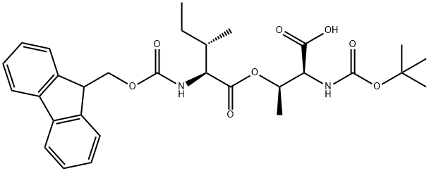 BOC-THR(ILE-FMOC)-OH Struktur