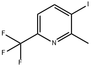 3-iodo-2-methyl-6-(trifluoromethyl)Pyridine Struktur