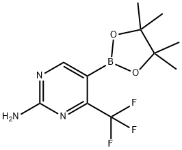 2-AMINO-4-TRIFLUOROPYRIMIDINE-5-BORONIC ACID PINACOL ESTER