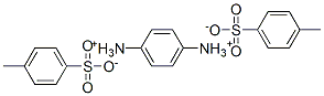 benzene-1,4-diammonium bis(4-methylbenzenesulphonate) Struktur