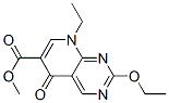 methyl 2-ethoxy-8-ethyl-5,8-dihydro-5-oxopyrido[2,3-d]pyrimidine-6-carboxylate Struktur