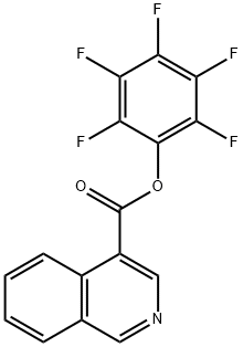 Pentafluorophenyl isoquinoline-4-carboxylate Struktur