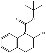 TERT-BUTYL 2-HYDROXY-3,4-DIHYDROQUINOLINE-1(2H)-CARBOXYLATE Struktur