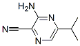 2-Pyrazinecarbonitrile,  3-amino-5-(1-methylethyl)- Struktur