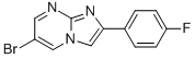 6-Bromo-2-(4-fluoro-phenyl)-imidazo[1,2-a]pyrimidine Struktur