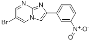 6-Bromo-2-(3-nitro-phenyl)-imidazo[1,2-a]pyrimidine Struktur