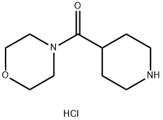 MORPHOLIN-4-YL-PIPERIDIN-4-YL-METHANONE HYDROCHLORIDE Struktur