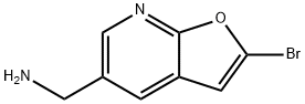 (2-bromofuro[2,3-b]pyridin-5-yl)methylamine Struktur