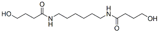 N,N'-hexane-1,6-diylbis(4-hydroxybutyramide) Struktur