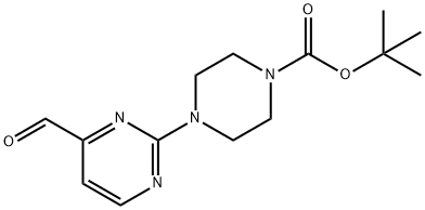 1-Boc-4-(4-forMylpyriMidin-2-yl)piperazine Struktur