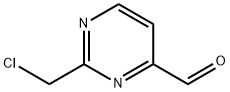 2-(chloroMethyl)pyriMidine-4-carbaldehyde Struktur