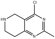 4-Chloro-2-methyl-5,6,7,8-tetrahydro-pyrido[4,3-d]pyrimidine Struktur