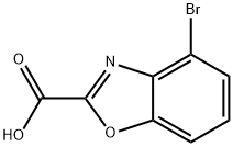 4-BROMOBENZO[D]OXAZOLE-2-CARBOXYLIC ACID Struktur