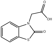 (2-OXO-1,3-BENZOTHIAZOL-3(2H)-YL)ACETIC ACID Struktur