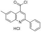 4-QUINOLINECARBONYL CHLORIDE,6-METHYL-2-PHENYL-,HYDROCHLORIDE (1:1) Struktur