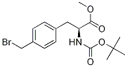 N-tert-butyloxycarbonyl-L-(p-broMoMethyl)phenylalanine Methyl ester Struktur