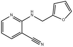 2-[(2-furylmethyl)amino]nicotinonitrile Struktur