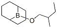 9-Borabicyclo[3.3.1]nonane, 9-(2-methylbutoxy)- Struktur