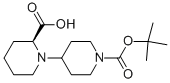 1-BOC-4-[(S)-2-CARBOXY-1-PIPERIDINYL]-PIPERIDINE Struktur