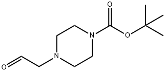 4-(2-OXO-ETHYL)-PIPERAZINE-1-CARBOXYLIC ACID TERT-BUTYL ESTER Struktur