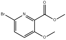 Methyl 6-broMo-3-Methoxypicolinate Struktur