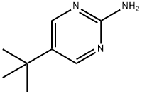 2-Pyrimidinamine, 5-(1,1-dimethylethyl)- (9CI) Struktur